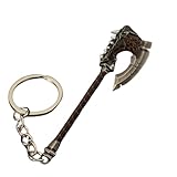 Hotspot Gaming World of Warcraft Gorehowl Keychain – Legendary Orc Weapon Keychain for Gamers & Collectors Model Action Figures Game Toys Collection Gift Desk Decoration Backpack Pendant Gift
