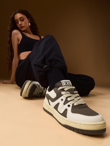 Image of The Souled Store Urban Blaze: Women and Girls Colorblocked Lace Up Low Top Stylish Sneakers with Flexibility & Comfort