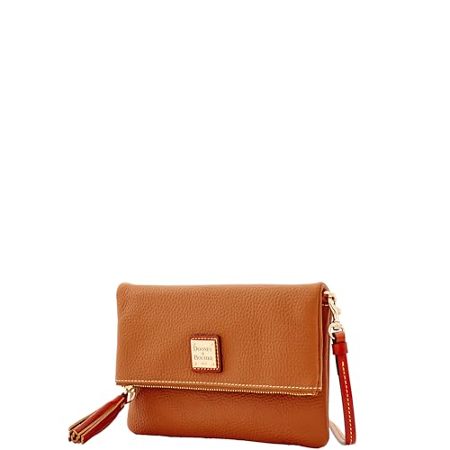 Image of Dooney & Bourke Women's Foldover Zip Crossbody, Small Handbag with Strap