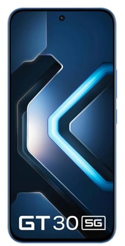 Image of Infinix GT 30 5G+ (Cyber Blue, 8GB RAM, 128GB Storage) | Dimensity 7400 | 120FPS BGMI Gaming | Gaming Triggers | 1.5 Million+ AnTuTu AI