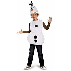 Disney Oficial Clásico – Disfraz Olaf Niño Clásico Oficial, Disfraz Frozen Niño, Disfraz Olaf Niña, Disfraz Muñeco de Nieve Niño, Carnaval Niño Navidad Tallas XS,S,M