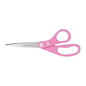 Westcott 15387 8-Inch Pink Ribbon S...