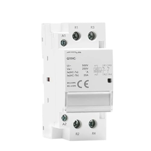 Contacteur domestique sur rail 2P 63A 2NC pour automatiser la charge de véhicule électrique