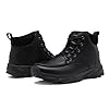 THEXCL Non Slip Work Boots for Men Slip Resistant Work Shoes for Men Waterproof Leather Boot for Restaurant Food Service Kitchen Zapatos de Trabajo para Hombres Slip On Comfortable Walking Shoes #5