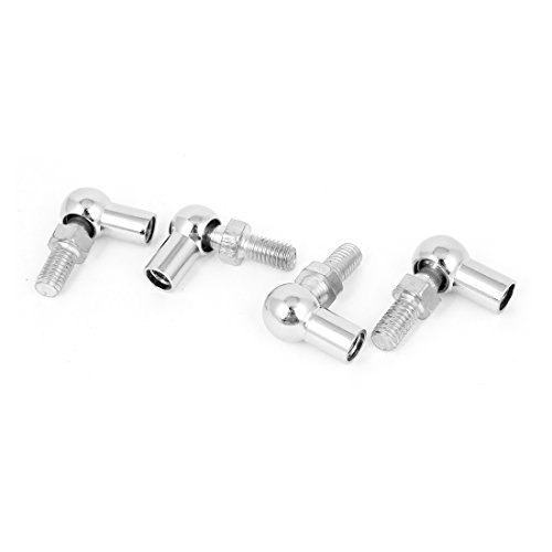 8mm Male Female 90 Degrees L-Shape Ball Joint Rod End Bearing 4 Pcs, Model:, Tools & Hardware store