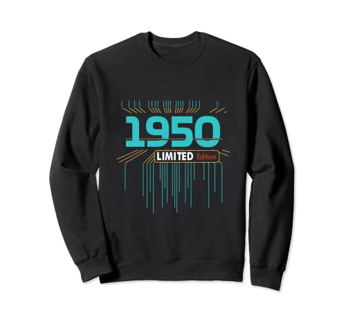 Retro Gaming 1950 Edición Limitada Cumpleaños 1950 Hombres Mujer Sudadera