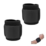 CeoxThao 2 Stück Verstellbare Handgelenk Bandagen für Krafttraining, Handgelenk Bandagen, Wrist Support, Handgelen Bandagen Gym, Unterstützung und Stabilität für Jeden Handgelenkumfang für Fitness