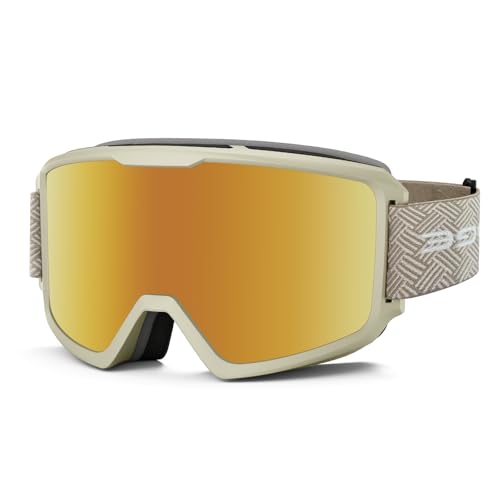 HUBO SPORTS Ski/Snowboard Goggles for Men, Women & Youth -OTG 100% UV Protection
