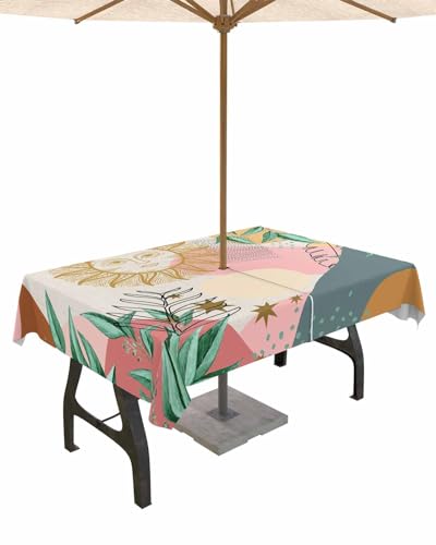 ARTSHOWING Bohemian Outdoor Tablecloth 52