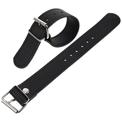 Wicker Basket Replacement Straps, Quick Release Bike Bicycle Basket Leather Replacement Straps Adjustable Basket Belts for Bikes Scooters Decor, Black