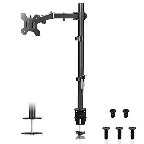 Brazo monitor VESA 75 100 suptek MD6821 con mástil de 80cm y capacidad de carga de 10kg