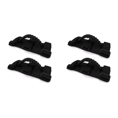 Poignées de maintien pour Jeep YJ TJ JK JL JT accessoire de raid noir