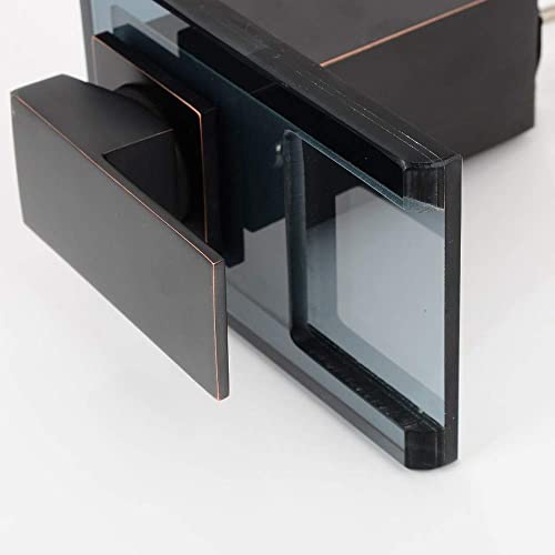 Robinet d'évier de cuisine anti calcaire noir et verre durable