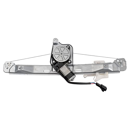 Image of TRQ Rear Left Power Window Regulator & Motor Assembly Drivers Side Compatible with 2008-2012 Chevrolet Malibu 2007-2009 Saturn Aura