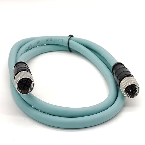 Cable Ethernet Industrial Cat7 M12 X-Code 1 m miniatura 3