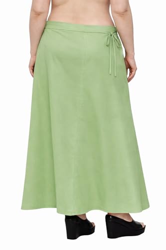 Image of CITIX Pure Cotton Petticoat for Woman Saree | Adujastable Drawstring Waist