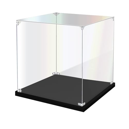 DOFOPO Klar Acryl Vitrine Selbstmontierbare Schaukasten Acryl Box für...