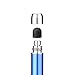 CCIVV 3 Pcs Stylus Pens for Touch Screens [0.24 inch Tip Series], 12 Extra Replaceable Rubber Tips (Black/Silver/Dark Blue)