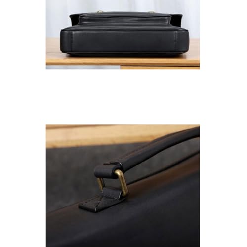 Mens Handbags Briefcases Messenger Shoulder Bags Laptop Bags Genuine Leather Luggage Carrying Cases3