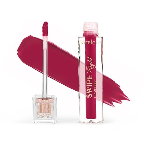 Image of BARELOVE Swipe Right Non-Transfer Matte Liquid Lipstick | Up to 12-Hour Long-Lasting | 6 ml | Quick-Dry, Lightweight, One-Swipe High Pigmentation | Transfer Proof Lip Colour for Women - Petal Glow