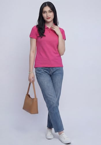 Image of Wear Your Opinion Womens Polo Collar Neck T-Shirt Top (Design: Solid)