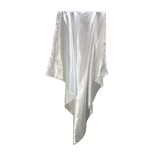 Tazhmily 4 Pack 35" Women Large Satin Square Scarves Silk Like Feeling Headscarf Hair Neck Wrapping Scarves Gift For Women Girls (Multicolor 2) #TOP1