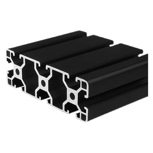 Profilé aluminium 40120 noir rainure en T longueur 700mm pour châssis