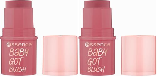 Essence Cosmetics Baby Got Blush, Risultato Istantaneo, Naturale, Rugiadosa, 5.5 g (Confezione da 2)