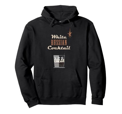 Image of Big Lebowski White Russian Word Stack Pullover Hoodie