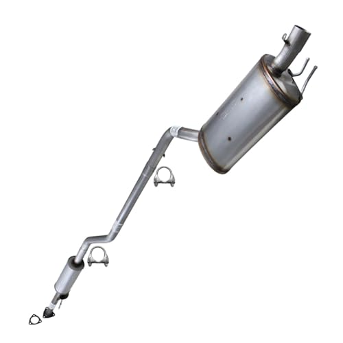Northeastern Exhaust - Stainless Steel Cat-Back Resonator Pipe Intermediate Pipe and Muffler Exhaust Compatible for Honda Accord 2013-2017 2.4L Sedan - Include Clamps and Gasket