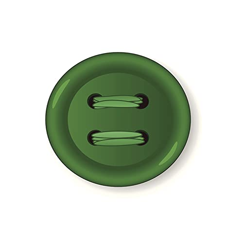 Green Buttons 4 Holes Round Buttons For Diy Sewing Craft, 1 Inch To 0.6 Inch Assorted Sizes 660 Pcs #TOP2