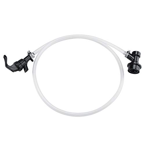 Bierschlauch für Zapfanlage 100cm – Kunststoff Bierhahn mit Ballverriegelung Für Hausgemachtes Brauen Picknickfestival, Bier Fuzza, Brauerei Zubehör
