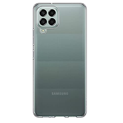 Image of NISHTECH Silicone for Samsung Galaxy M53 5G (2024) Premium Transparent Hybrid Soft Slim Dust Proof Back Case Cover with Camera Protection
