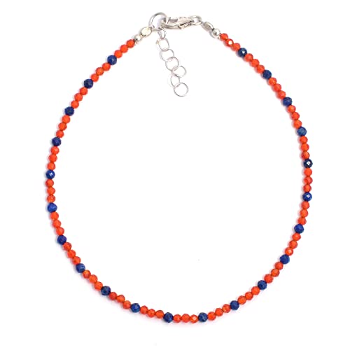 A&M Carnelian Lapis Lazuli Bracelet