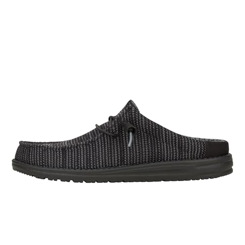 Image of HEYDUDE Men's Wally Slip Stretch Canvas | Men's Shoes | Men Slip-on Loafers | Comfortable & Light-Weight