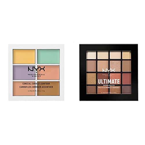 Palette Couleur et Correction NYX pour un maquillage complet du jour au soir