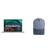 Mi Notebook Pro QHD+ IPS Anti Glare Display Intel Core i5-11300H 11th Gen 14 in (i5/16GB/512gb) with Mi Waterproof 21L Business Casual Laptop Backpack(Blue)
