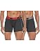 Produktbild PUMA Herren Active Boxer 2P Packed Unterwäsche, Black/red, L (2er Pack)