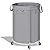 efluky 150L Laundry Basket with Wheels, Large Rolling Laundry Hampers with Handles for Bathroom, Bedroom & Laundry Room, Grey