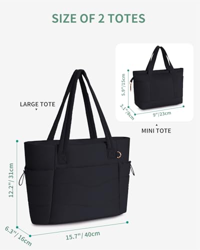 Wandering Nature Expandable Tote Bag for Women with 40oz Cup Holder3