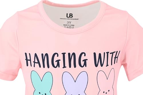 Image of Unique Baby 2 Piece Girls Bell Bottom Leggings Outfit with Short Sleeved Shirt Kid and Toddler Clothes Set