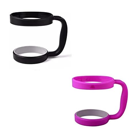 STRATA CUPS BUNDLE! 30 oz Tumbler Handle (BLACK) + 30 oz Tumbler Handle (PURPLE) Cover