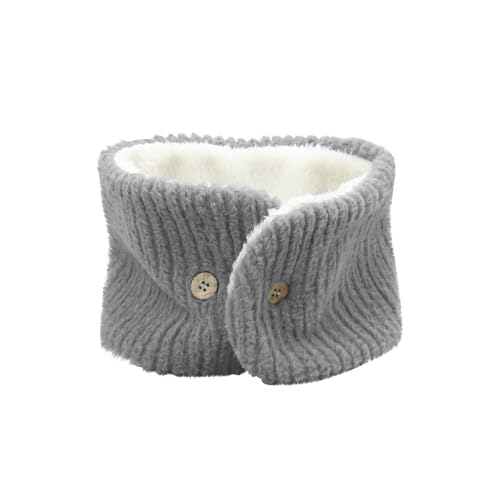 bawilom Fleece Lined Neck Warmer Double-Layer...