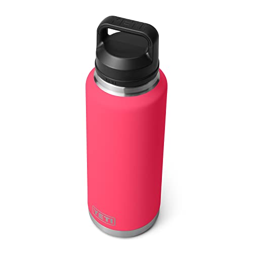 Image of YETI Rambler 46 oz Bottle, Leakproof, Vacuum Insulated, Stainless Steel with Chug Cap, Bi,ini Pink