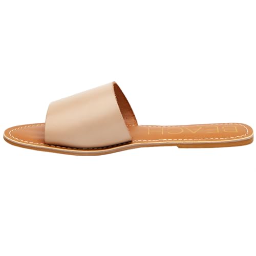 BEACH by Matisse Womens Cabana Slide Casual Sandals Casual - Beige4