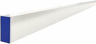 Bon 22-512 1-1/2-Inch by 3-1/2-Inch by 12-Foot Reinforced Aluminum H-Screed with Plastic Cap
