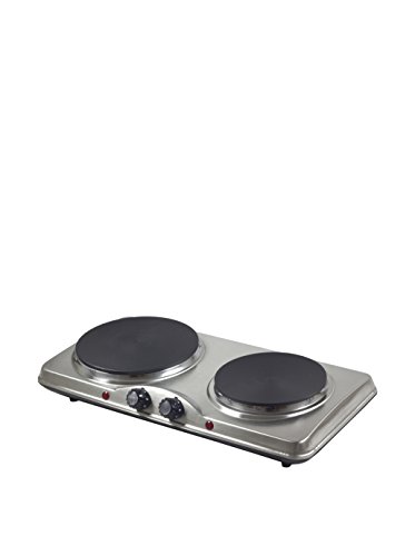 Fornello Elettrico Portatile FLM SYSTEM - 2000W, 2 Piastre In Ghisa, Termostato 5 Livelli - Foto 5