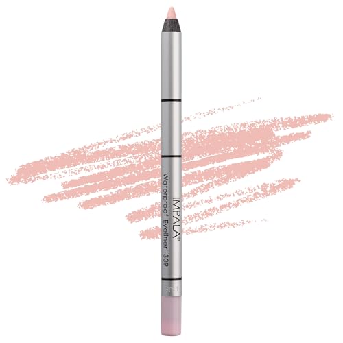 IMPALA Wasserfester cremiger Eyeliner | Definierte Kontur und Raucheffekt | Dichte und cremige Textur | Kräftige und langanhaltende Farbe | Einfach anzuwenden | Farbe 309 Rosenquarz