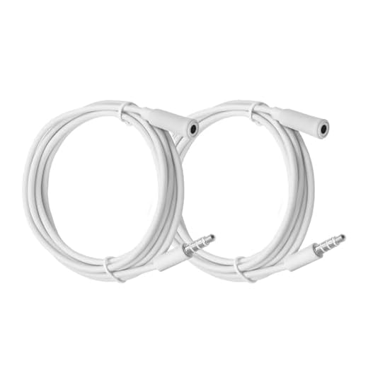 New 3.5mm Audio Stereo Line Cable 4-Pole Male to Female Auxiliary Extension Cord 3ft Converter Cable Headphones Earphones Adapter for Apple iPhone iPad iPod Samsung Galaxy HTC Android (2 of Pack)