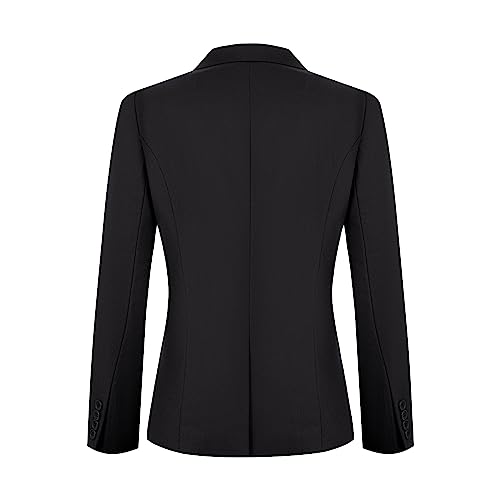 Women's 2 Piece Suit Lady 2 Button Business Work Office Slim Fit Blazer Jacket Pants Set4